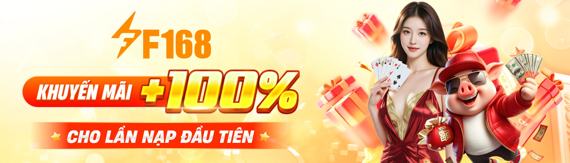 Banner thông tin F168 thứ nhất